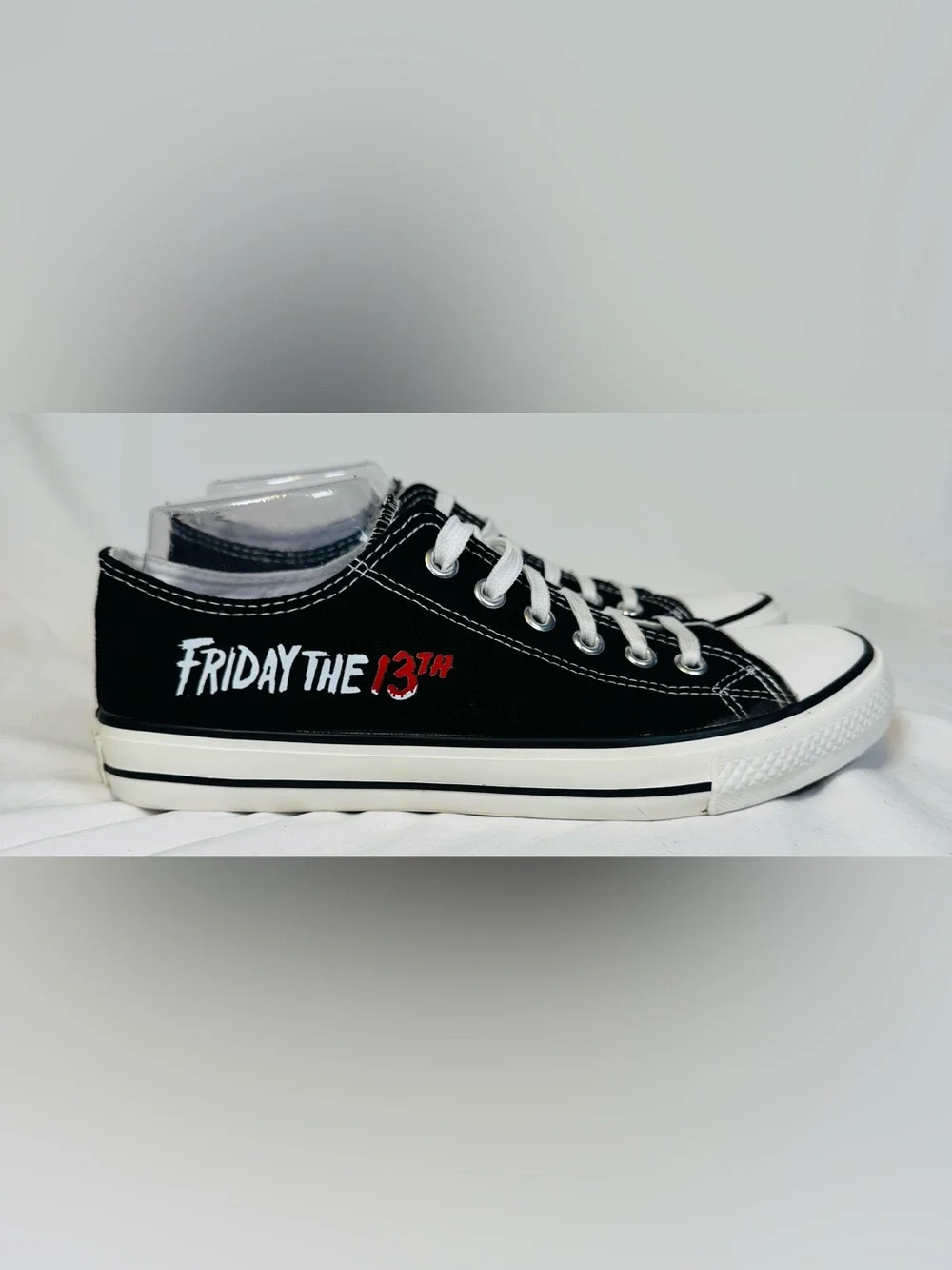 Mutuoni Friday The 13th Sneakers Mens Sz 10/11 Black Canvas Shoes
